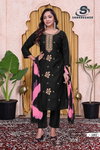 Sufy Vol 3 By Sankheswer Viscose Kurti With Bottom Dupatta Suppliers In India